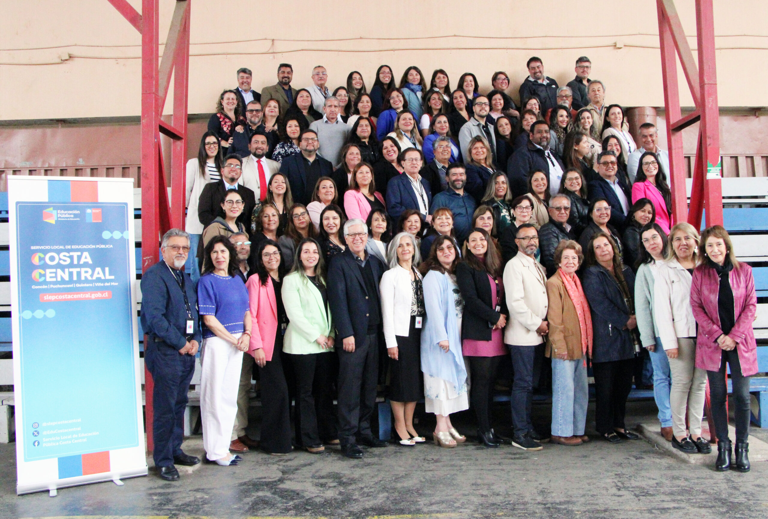 La Primera Conferencia de directoras y directores del SLEP Costa Central convocó a 97 establecimientos educacionales
